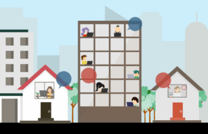 Animated Managed IT Services Office