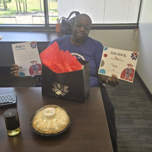 Employee Showing Certificate