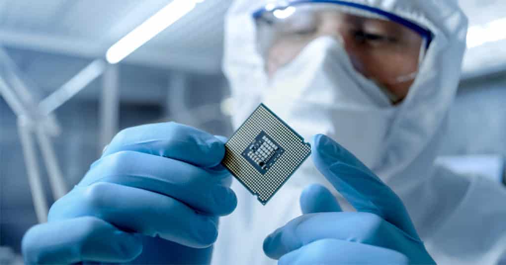 Worker holding CPU