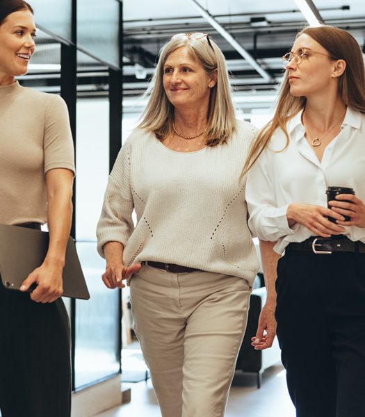 Employees Walking in the Office