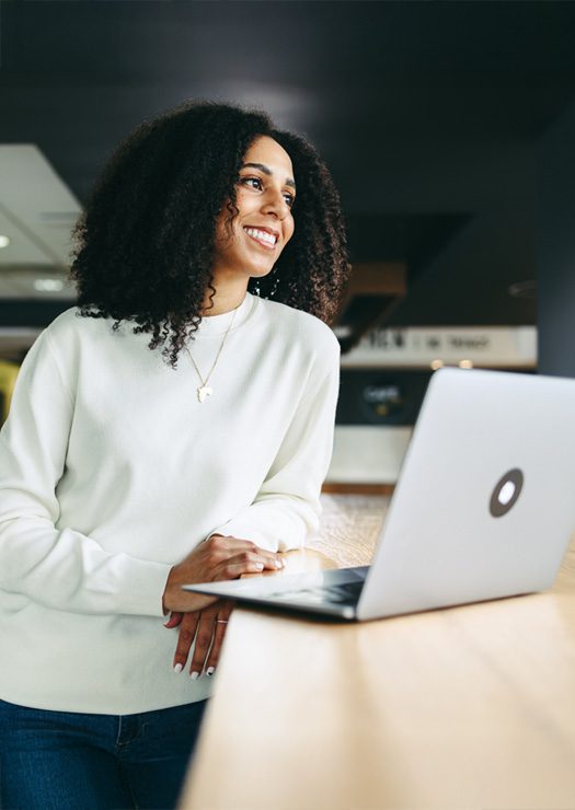 Women working on laptop